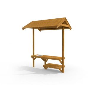 wooden gazebo