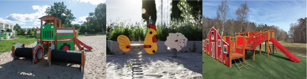 Bauernhof-Spielplatz