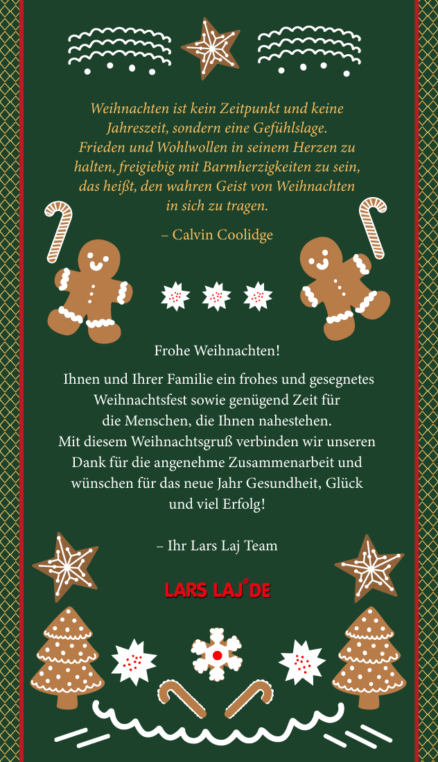 Frohe Weihnachten