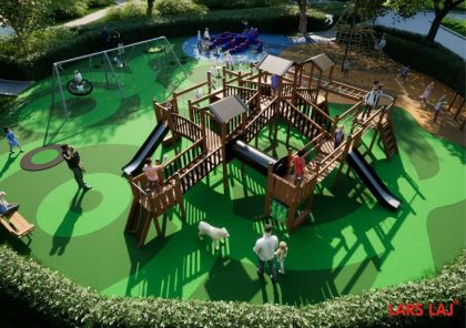 Holzspielplatz Schloss