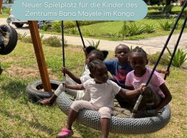 Lars Laj unterstützt Bana Mayele im Kongo: Ein neuer Spielplatz im Waisenhaus