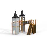 Chambord Spieltürme mit Kletterwand