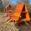 Holzspielhaus Lasses Spielhaus mit Rutsche für Kinder, ausgestattet mit Rutsche und Kletterelementen