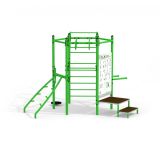 Sechseck-Trainingsset mit Treppe