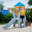 Kinder-Spielplatzgerät Elefant-Rutsche mit Rutschbahn und Klettertreppe