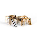 Weltraumstation Spielanlage mit Rutsche