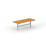 Tisch (Lärcheholz, verzinkt Stahl)