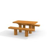 Bank & Tisch Robinie