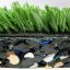Kunstrasen Detailansicht mit recyceltem Untergrundmaterial.