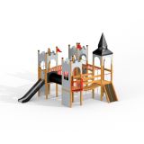 Spieltürme Schloss Camelot mit Rutsche