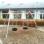 Doppel Reifenschaukel Solaris auf einem Spielplatz