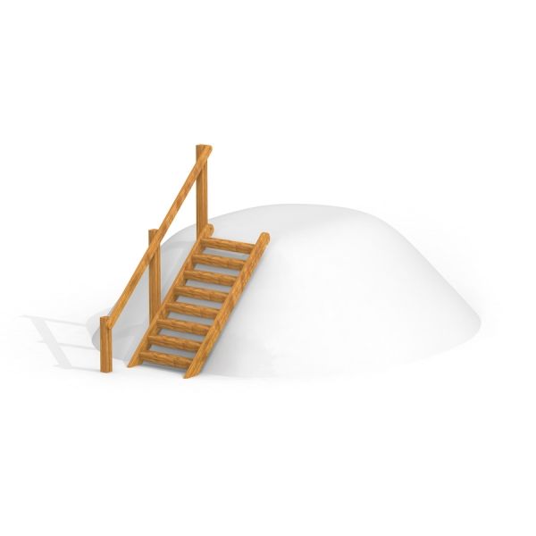 Holz-Hangtreppe Pioneer für Spielplätze